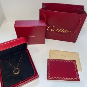 Cartier Diamonds Love Pendant Necklace 18K Gold